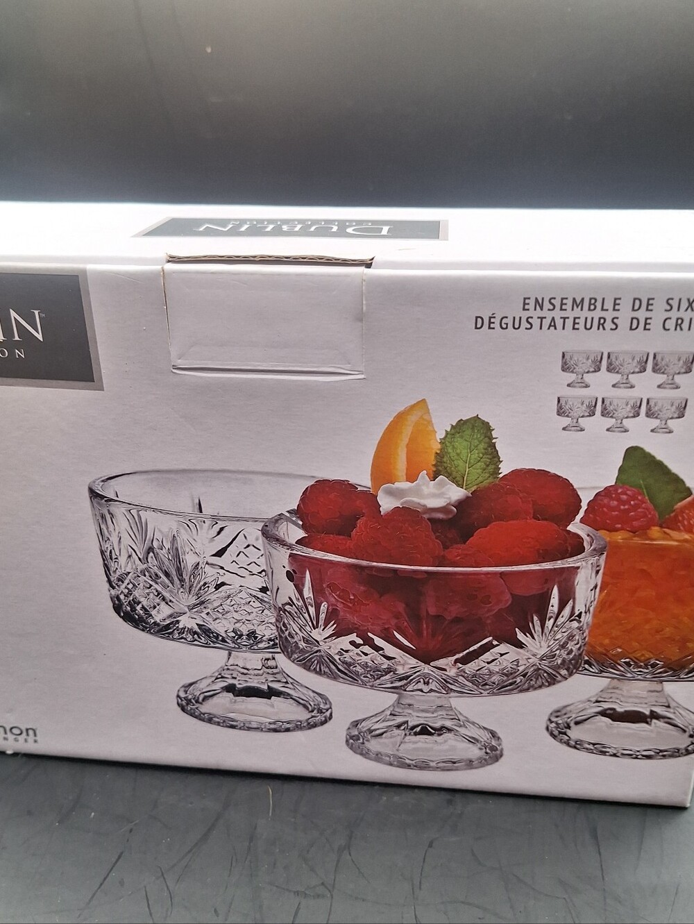 Godinger Dublin Collection 6 Piece Crystal Taster is a set of elegant crystal